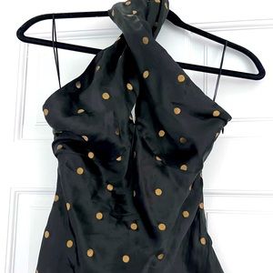 Gorgeous silk and polyester top from Ralph Lauren black label